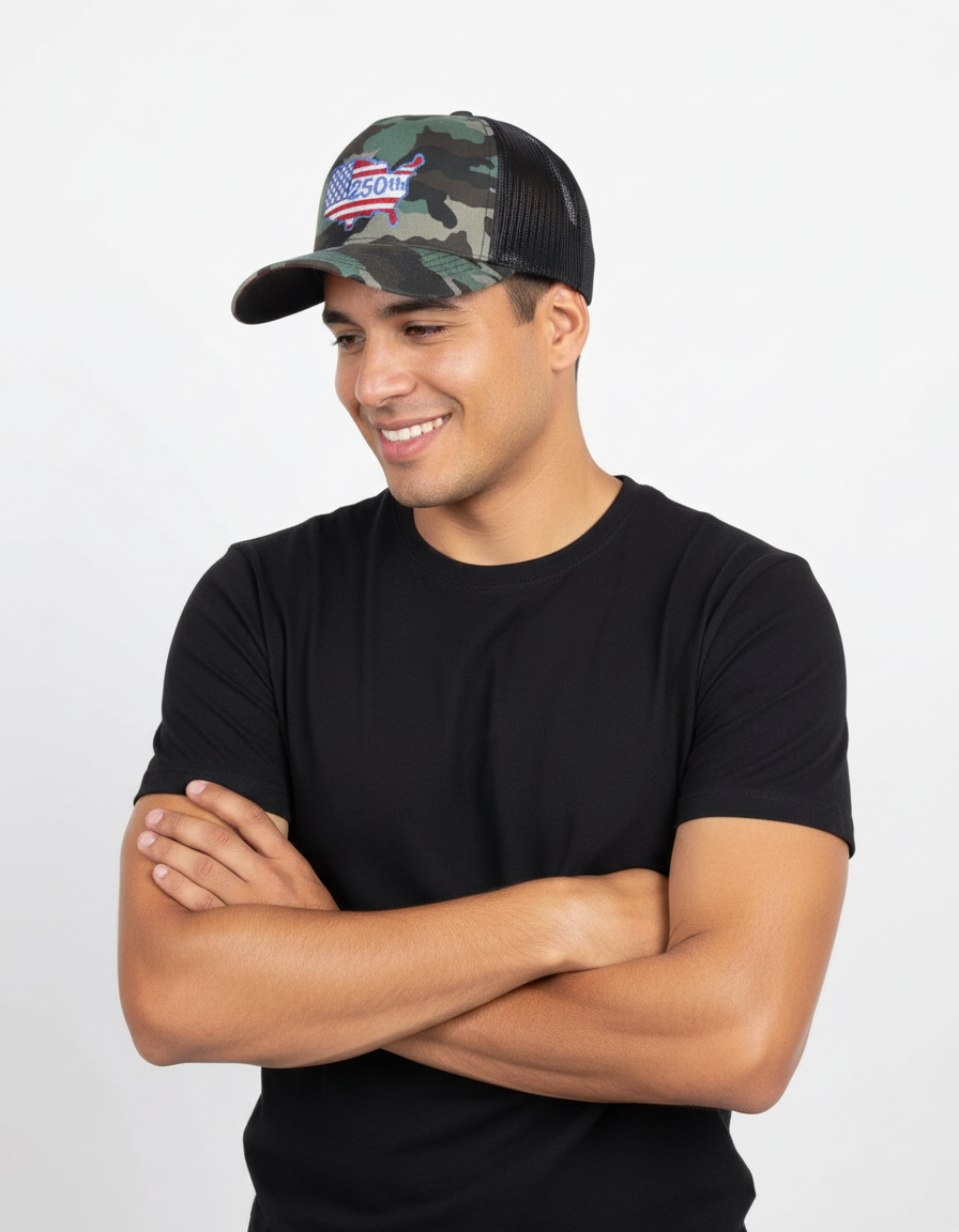 USA 250th Anniversary Trucker Hat