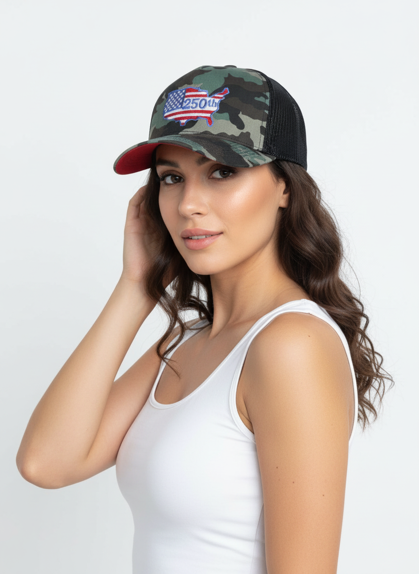 USA 250th Anniversary Trucker Hat