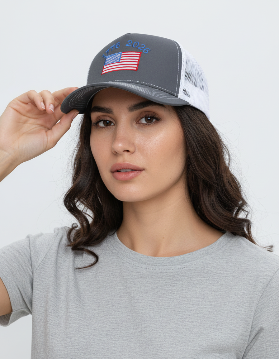 1776-2026 USA Trucker Hat