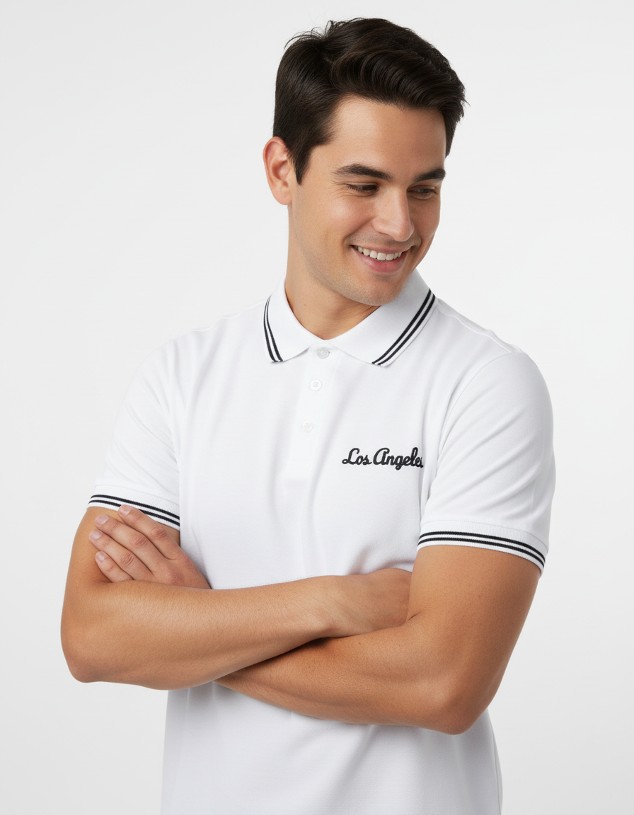 Los Angeles Polo Shirt - White