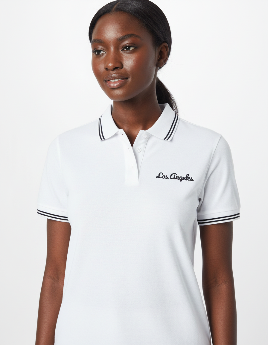 Los Angeles Polo Shirt - White