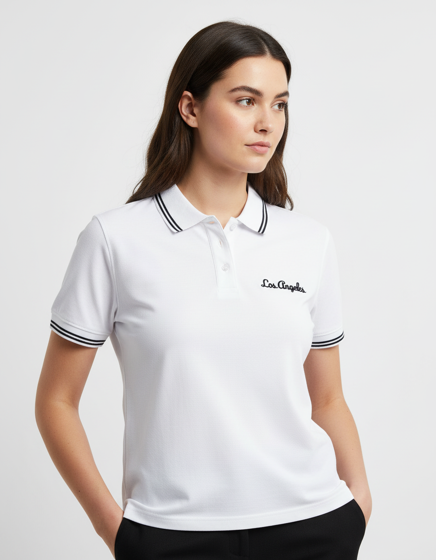 Los Angeles Polo Shirt - White
