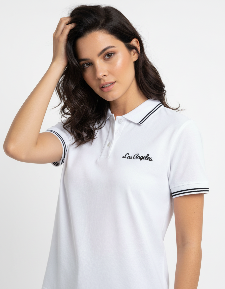 Los Angeles Polo Shirt - White